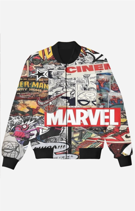 MARVEL SPIDERMAN AOP JACKET FOR KIDS