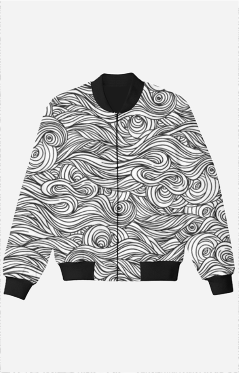 UNISEX MANDALA AOP KIDS JACKET