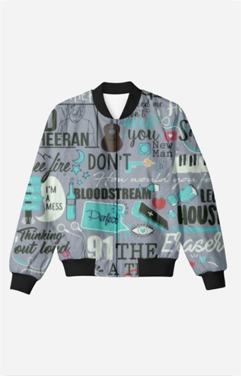 UNISEX ED SHEERAN AOP JACKET