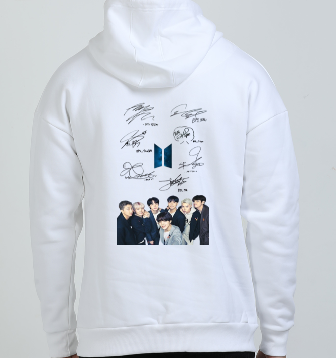 UNISEX BTS SIGN OVERSIZED HOODIE