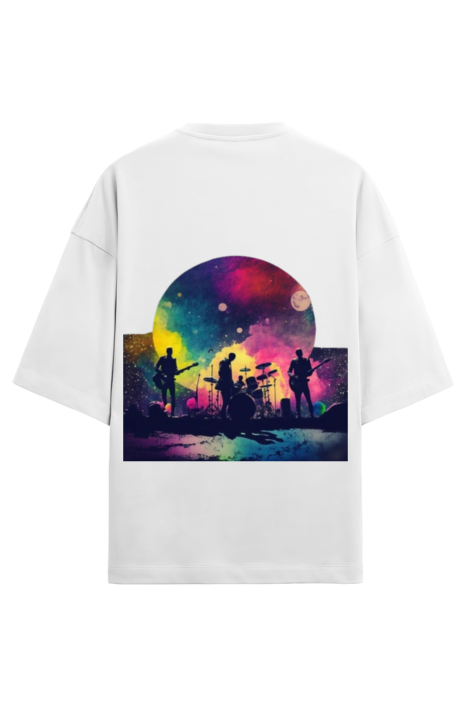 UNISEX COLDPLAY OVERSIZED TERRY T-SHIRT