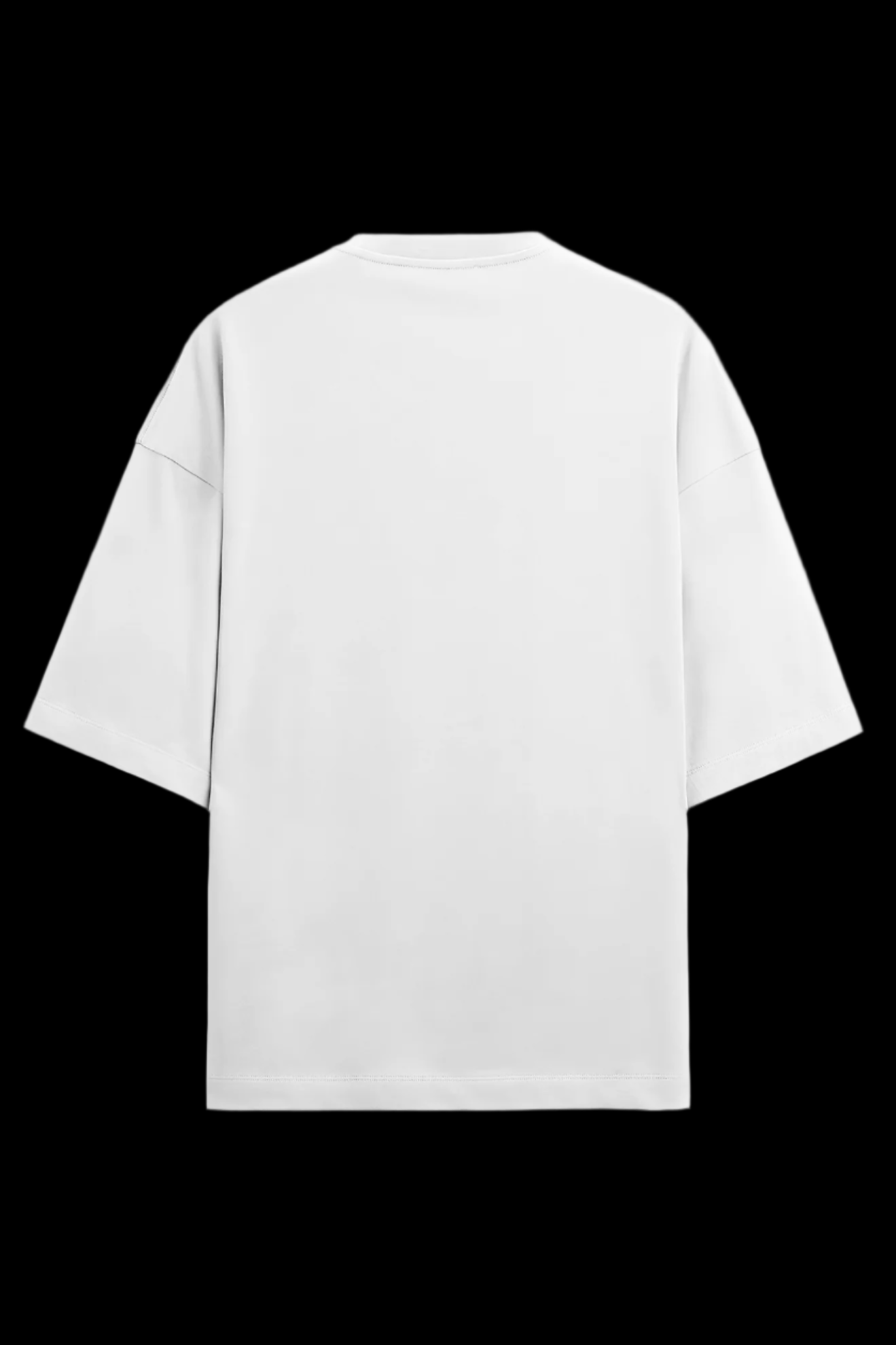 "SOMEBODY" WHITE TERRY OVERSIZED T-SHIRT