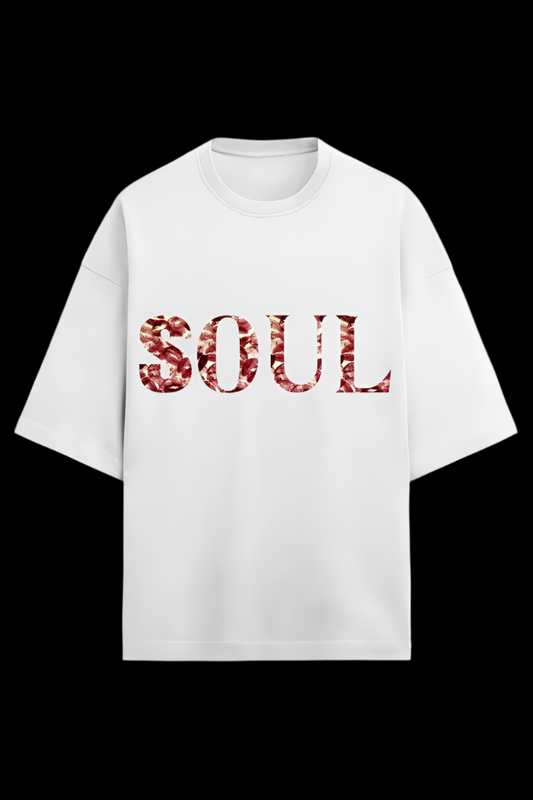 SOUL MATE MATCHING OVERSIZED TERRY T-SHIRT