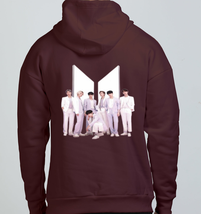 UNISEX BTS OVERSIZED HOODIE