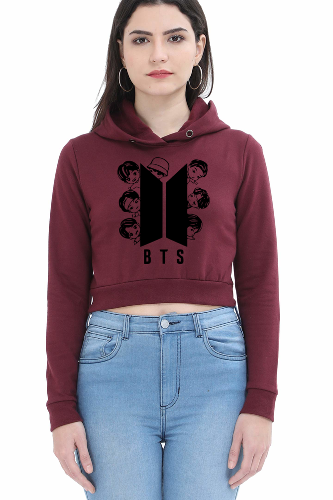 BTS CROP HOODIES for Purple Hearts 🫰🏼 - FLAMBE