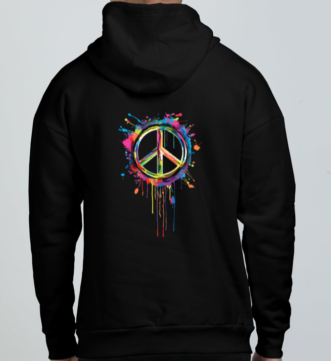 BOLD BLACK HOODIES FOR THOSE WHO PEACED OUT WITH DARKNESS - FLAMBE