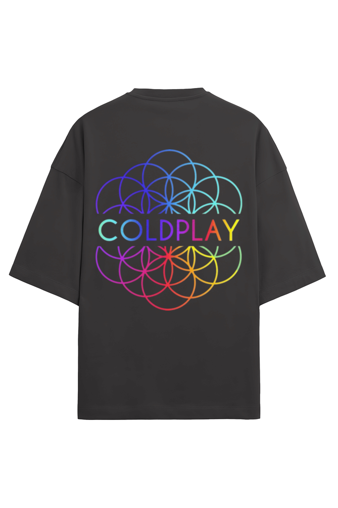 UNISEX COLDPLAY OVERSIZED TERRY T-SHIRT