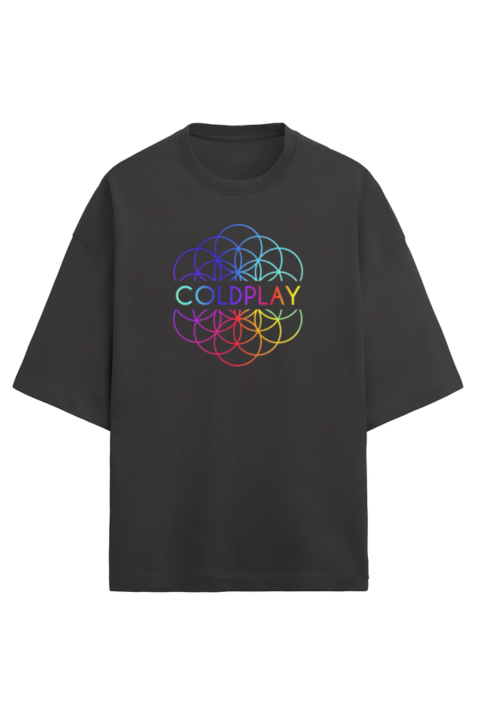 UNISEX COLDPLAY OVERSIZED TERRY T-SHIRT