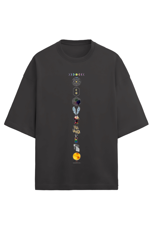 UNISEX COLDPLAY OVERSIZED TERRY T-SHIRT