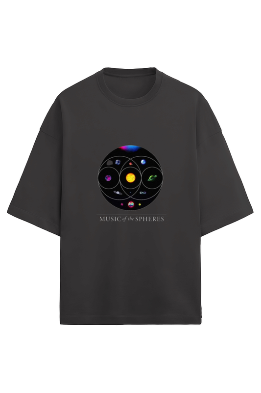 UNISEX COLDPLAY OVERSIZED TERRY T-SHIRT