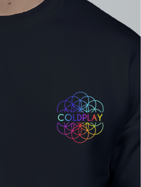 UNISEX COLDPLAY OVERSIZED SWEATSHIRTS