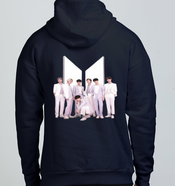 UNISEX BTS OVERSIZED HOODIE