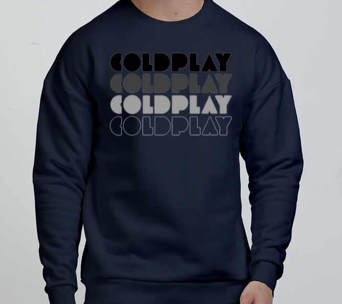 UNISEX COLDPLAY SWEATSHIRT