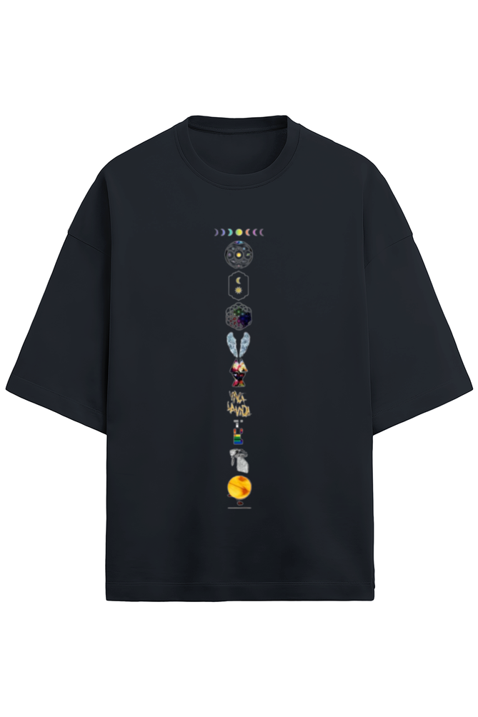 UNISEX COLDPLAY OVERSIZED TERRY T-SHIRT