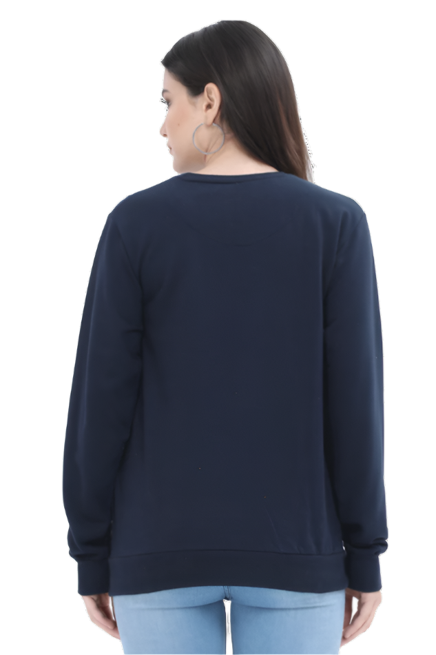 "KALESHI AURAT" NAVY BLUE MATCHING SWEATSHIRT