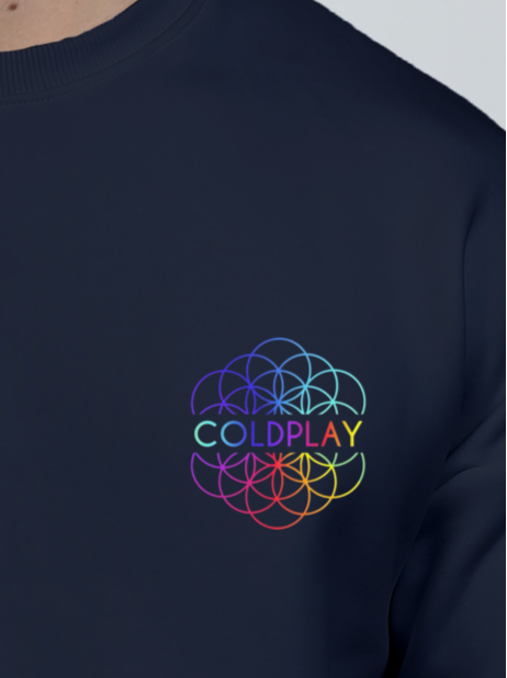 UNISEX COLDPLAY OVERSIZED SWEATSHIRTS