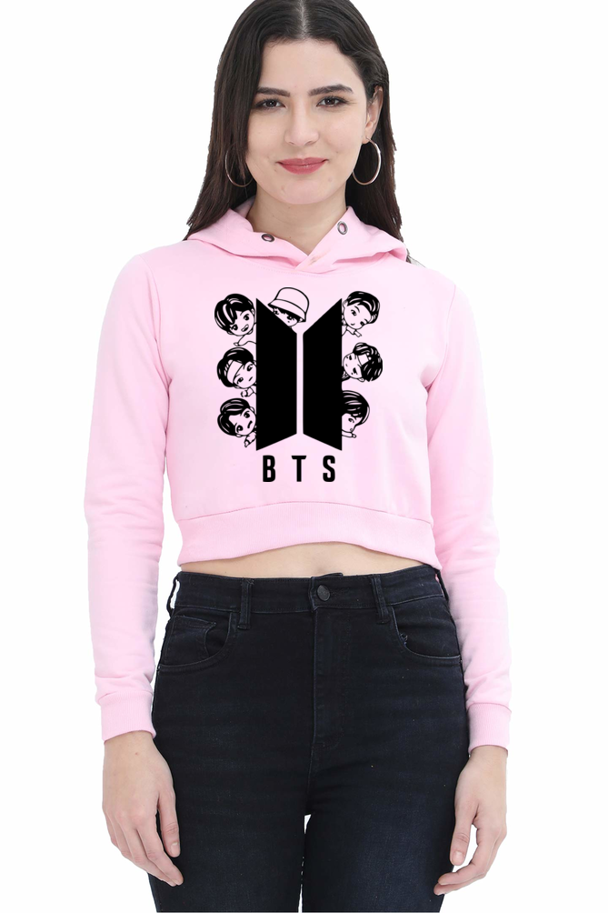 BTS CROP HOODIES for Purple Hearts 🫰🏼 - FLAMBE