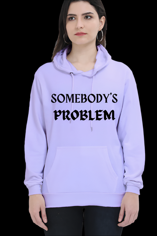 "SOMEBODY'S PROBLEM" LAVENDER MATCHING HOODIE