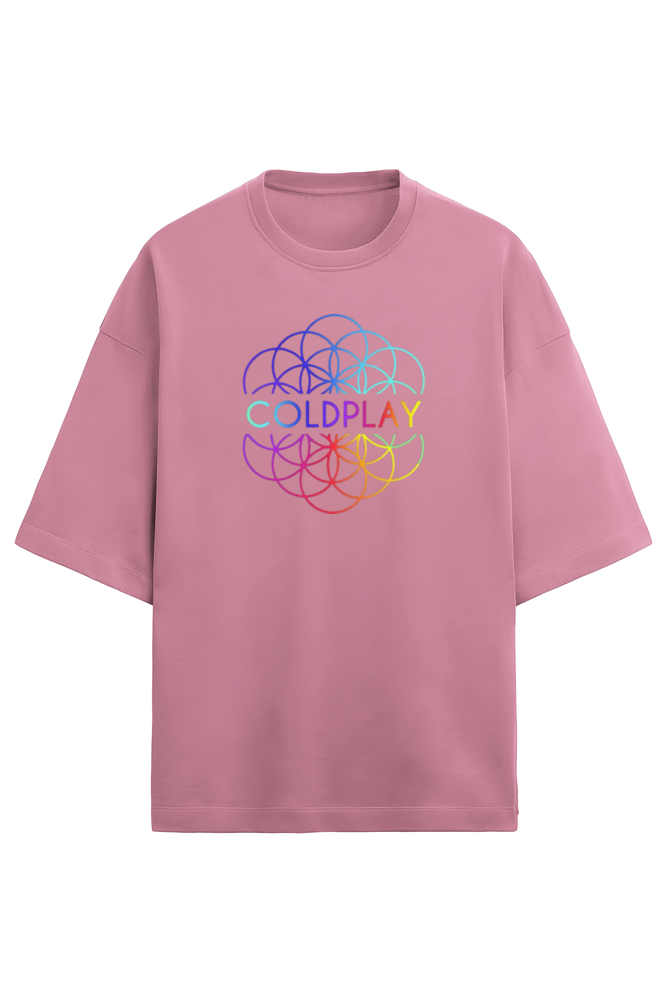 UNISEX COLDPLAY OVERSIZED TERRY T-SHIRT