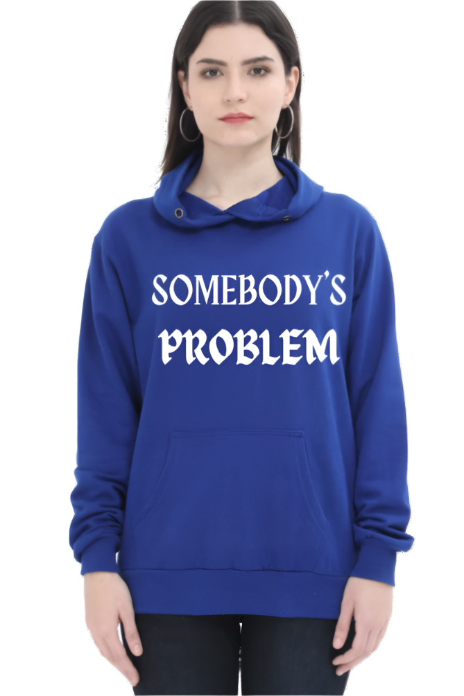 "SOMEBODY'S PROBLEM" BLUE MATCHING HOODIE