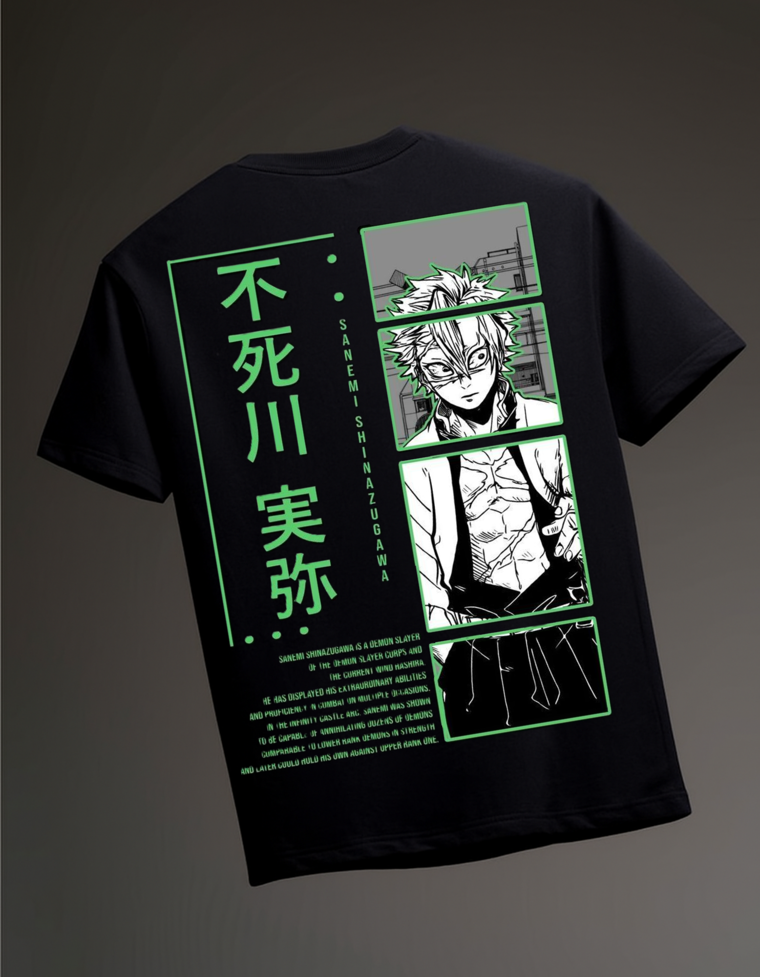 DEMON SLAYER OVERSIZED T-SHIRT SANEMI 01