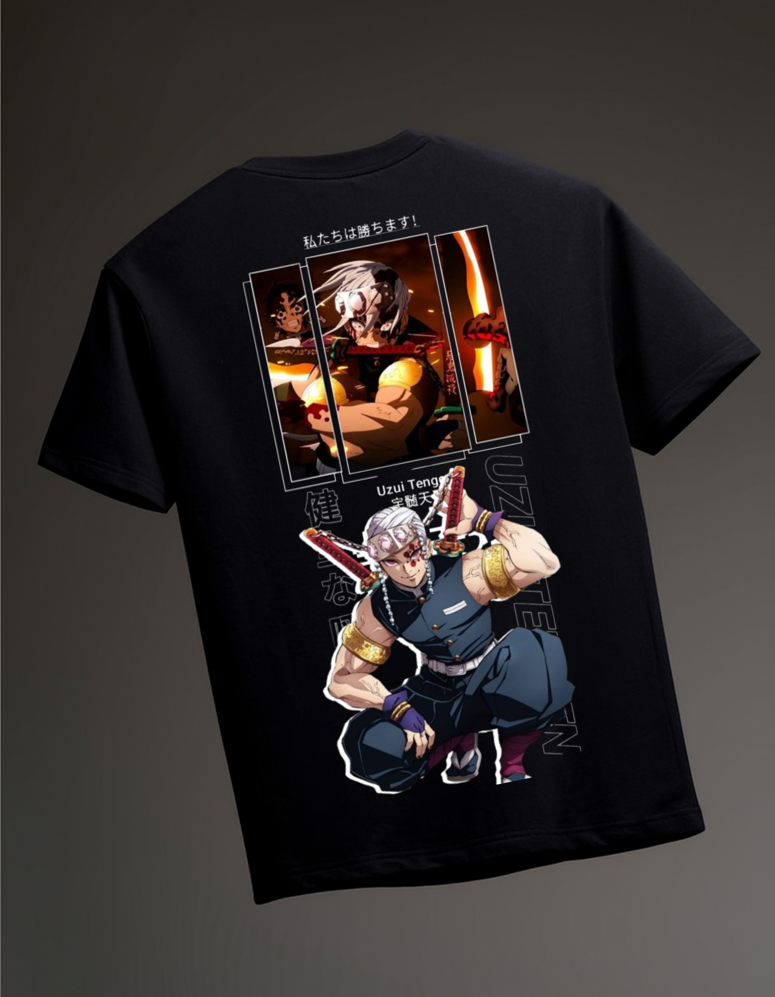 DEMON SLAYER OVERSIZED T-SHIRT UZUI