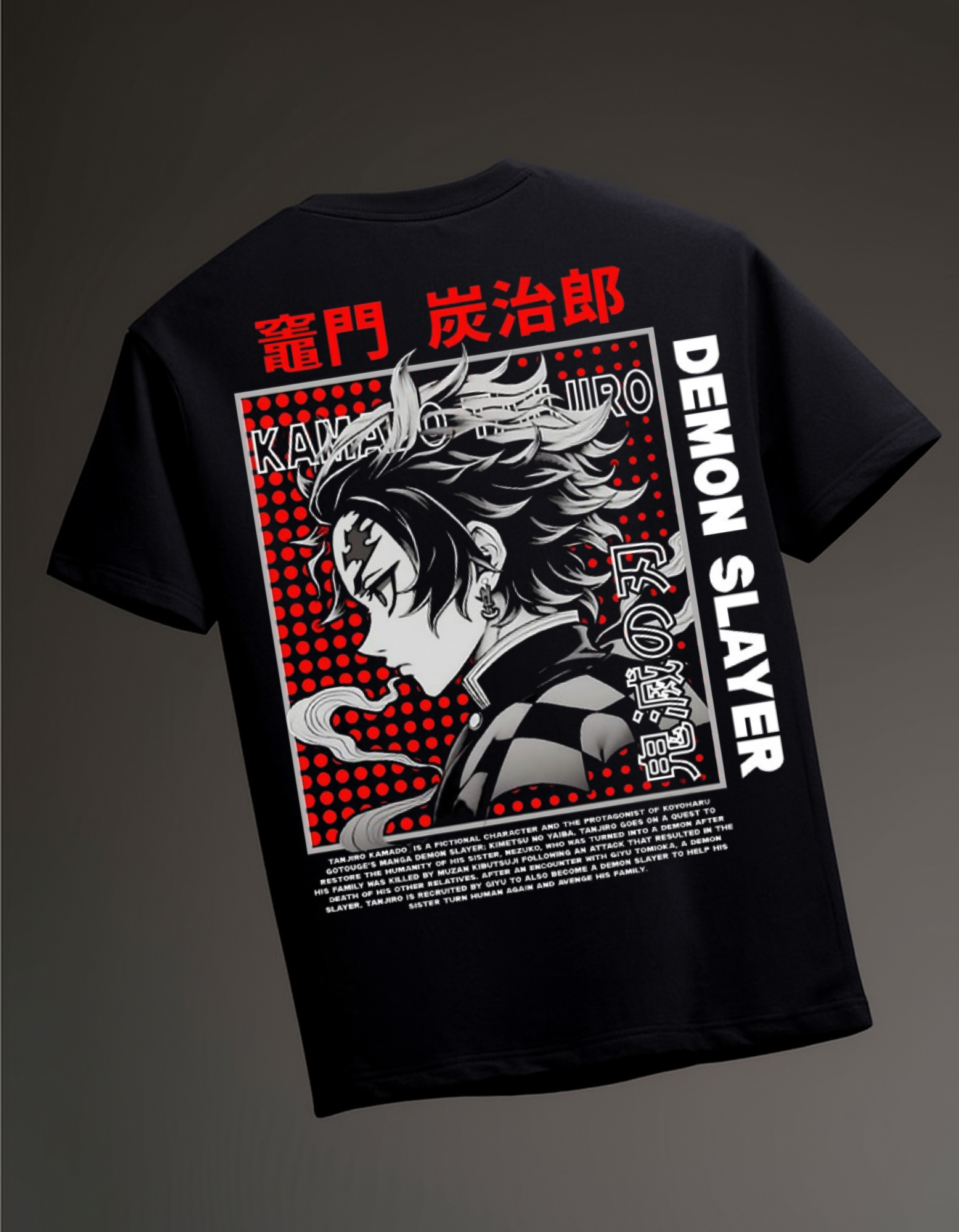 DEMON SLAYER OVERSIZED T-SHIRT TANJIRO KAMADO 01
