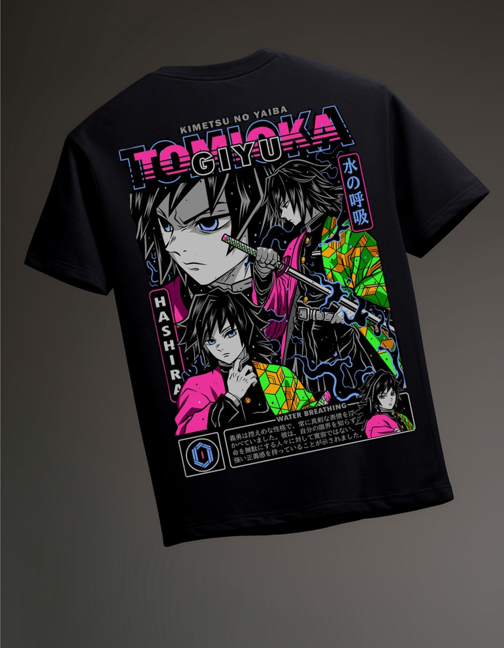 DEMON SLAYER OVERSIZED T-SHIRT GIYU