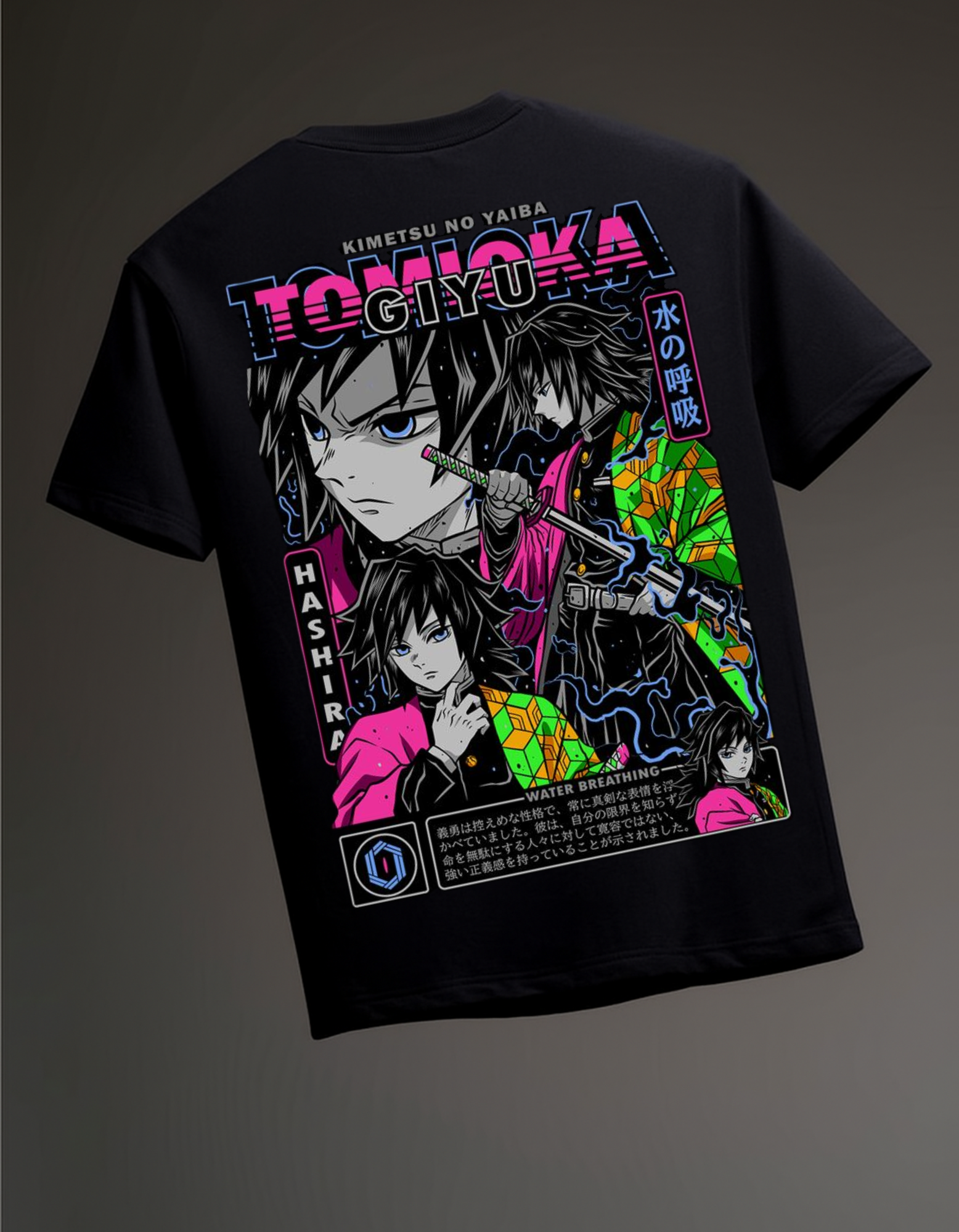 DEMON SLAYER OVERSIZED T-SHIRT GIYU