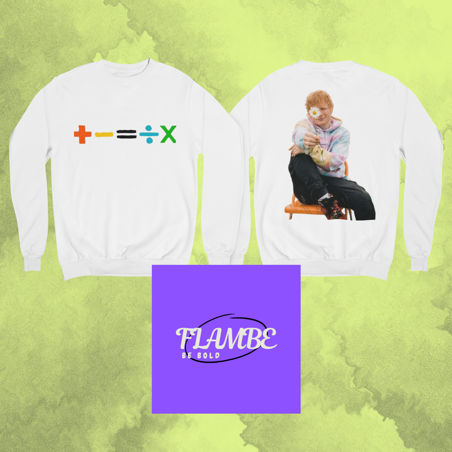 UNISEX ED SHEERAN OVERSIZED SWEATSHIRT