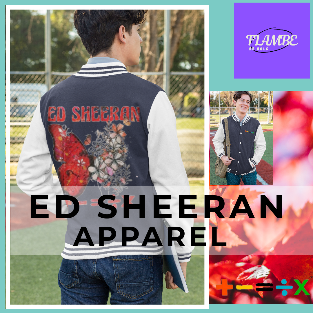 UNISEX ED SHEERAN VARSITY JACKET